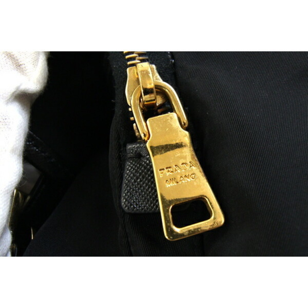 Prada Triangle Black Backpack - image 8